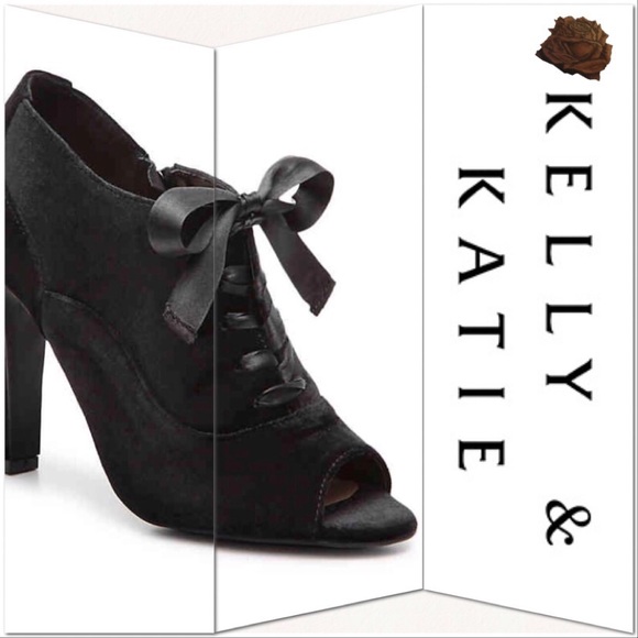 Kelly & Katie Shoes - Kelly & Katie Fiorine Velvet Booties